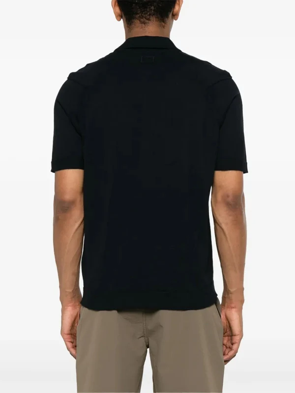 Logo Detail Cotton Polo Shirt - Image 3