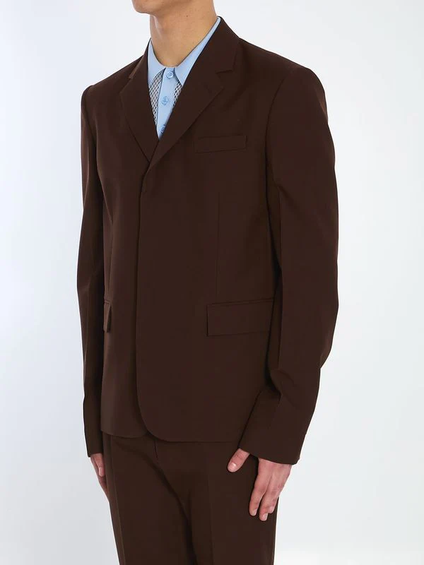 Single Breasted Wool Jacket - Image 2