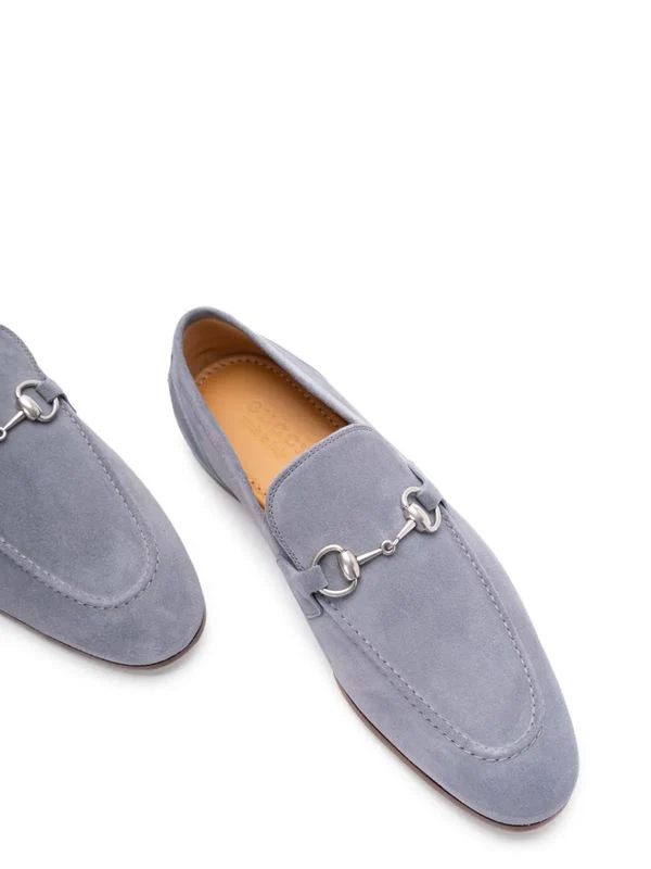 Jordan Horsebit Ornament Suede Loafers - Image 3