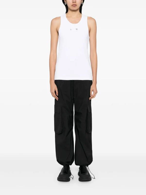 Logo Patch Cotton Tank Top - Image 5