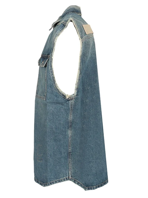 TOMMY Jumbo Sleeveless Denim Shirt - Image 3