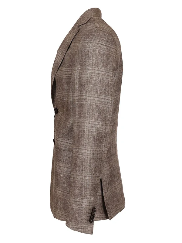 Linen Wool Tailored Jacket - Image 3