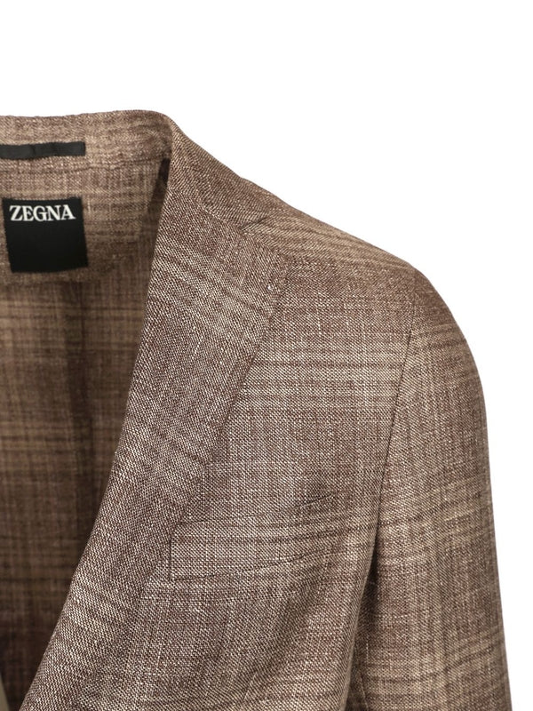 Linen Wool Tailored Jacket - Image 4