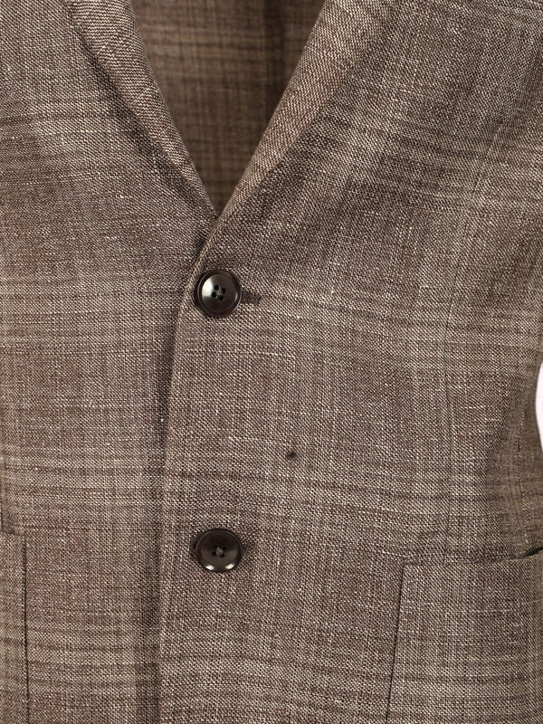 Linen Wool Tailored Jacket - Image 5
