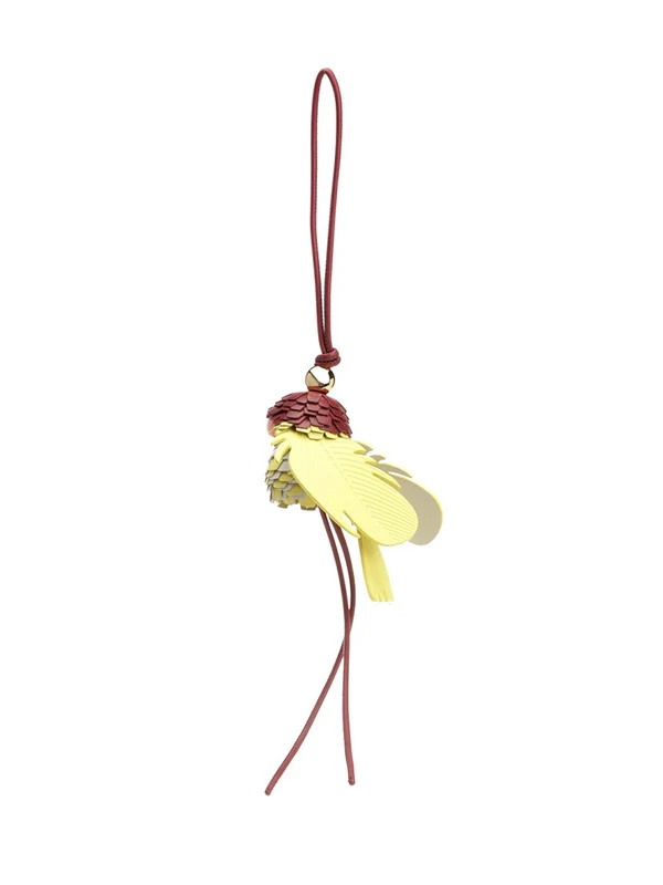 PARROT Charm Leather Keyring - Image 2