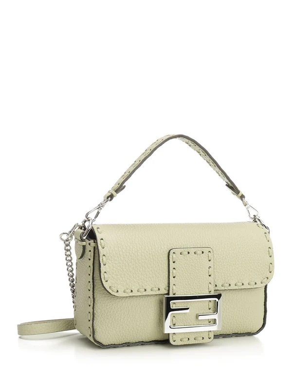 Baguette Mini Leather Shoulder Bag - Image 2