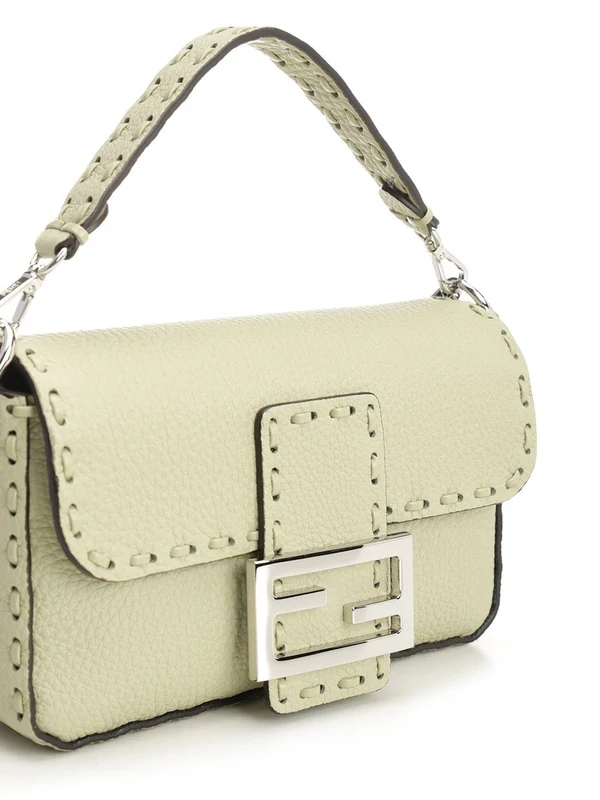 Baguette Mini Leather Shoulder Bag - Image 5