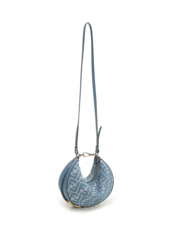 Fendi Graphy Mini Hobo Shoulder Bag - Image 2