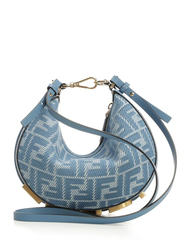 Fendi Graphy Mini Hobo Shoulder Bag - Image 3
