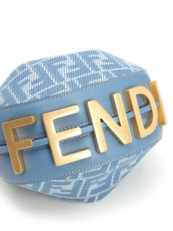Fendi Graphy Mini Hobo Shoulder Bag - Image 5