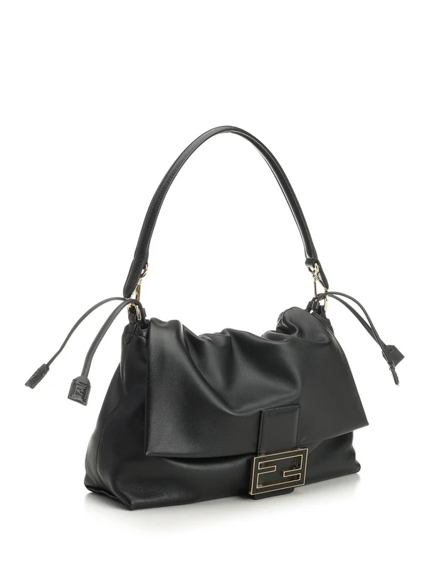 Mamma Baguette Large Leather Shoulder Bag - Image 2