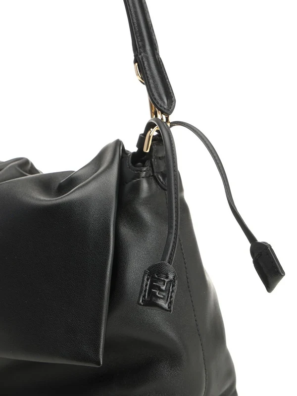 Mamma Baguette Large Leather Shoulder Bag - Image 5