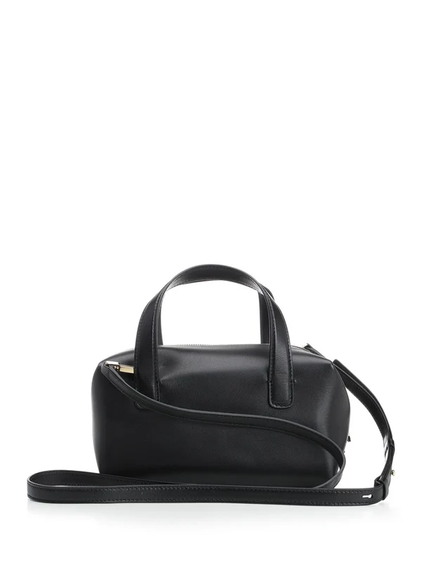 Metal Logo Mini Leather Shoulder Bag - Image 3