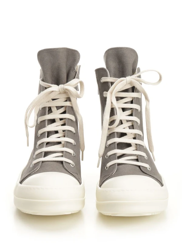 Lace-Up High-Top Sneakers - Image 5