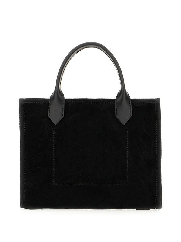 B Army Logo Suede Small Tote Bag - Image 3