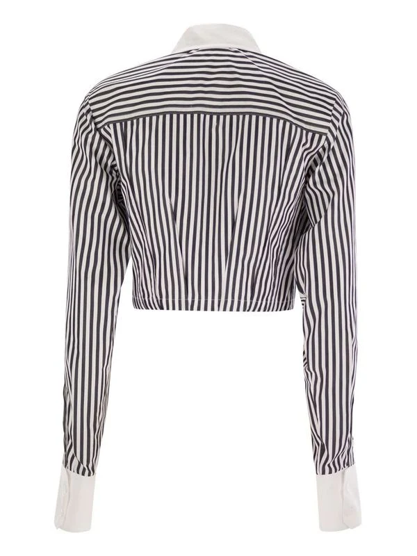 Abano Stripe Crop Shirt - Image 2
