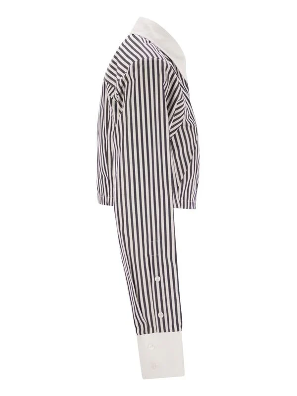 Abano Stripe Crop Shirt - Image 3