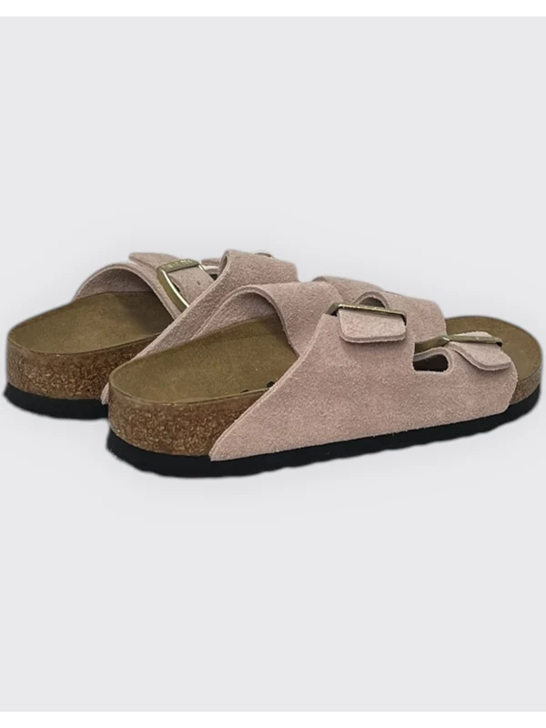 Arizona Double Strap Leather Sandals - Image 2