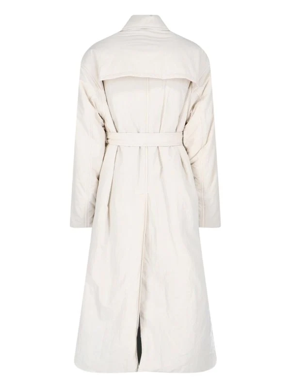Embroidery Matte Nylon Coat - Image 3