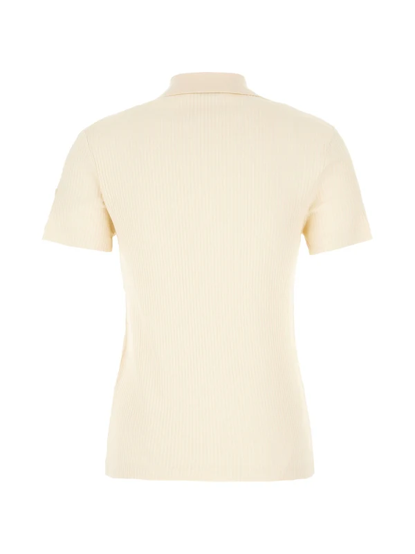 Crystal Collar Detail Polo
  Shirt - Image 2