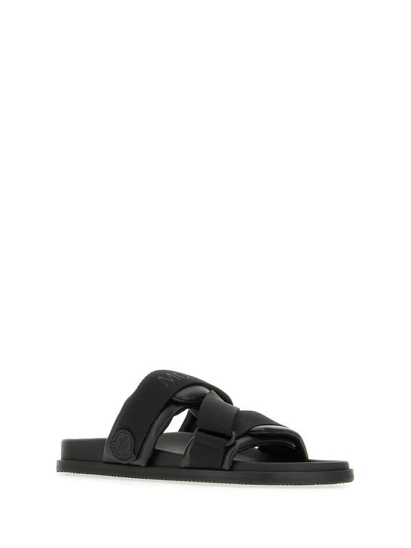 Logo Leather Slide - Image 2