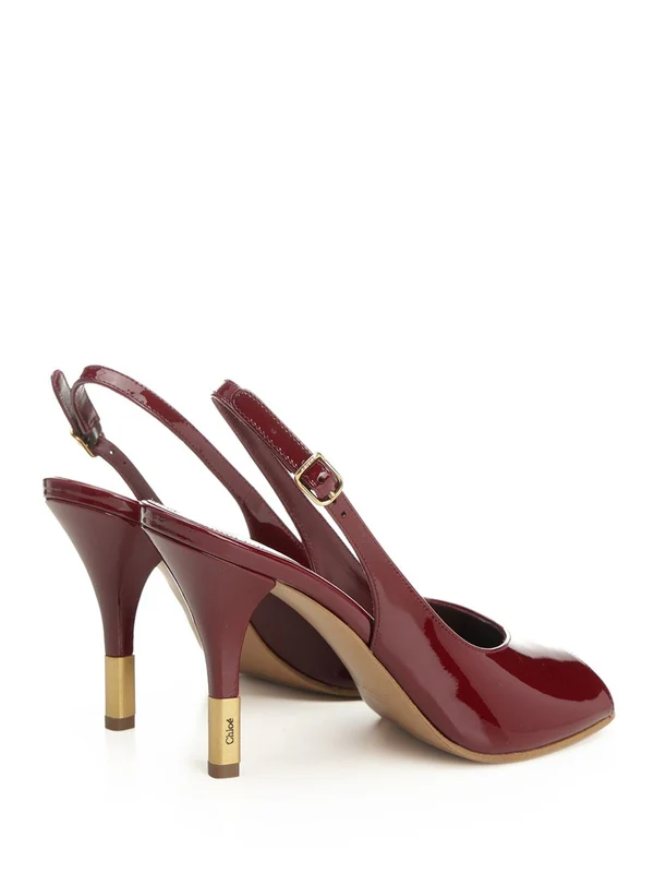 Flower Leather Sandal Heel - Image 3