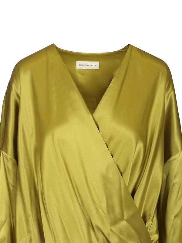Camiel Drape Silk Blouse - Image 4