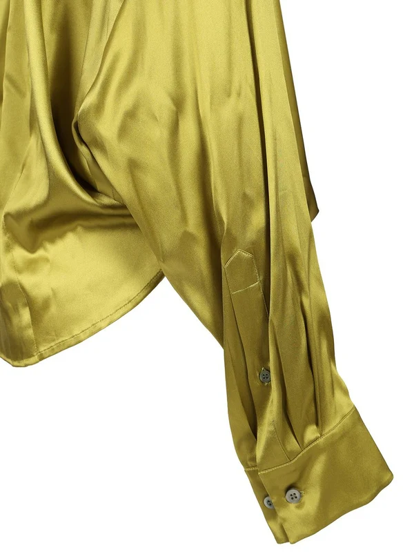 Camiel Drape Silk Blouse - Image 5