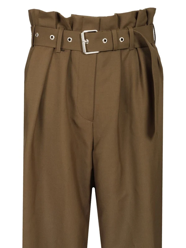 Belted Wool Pants - Image 3