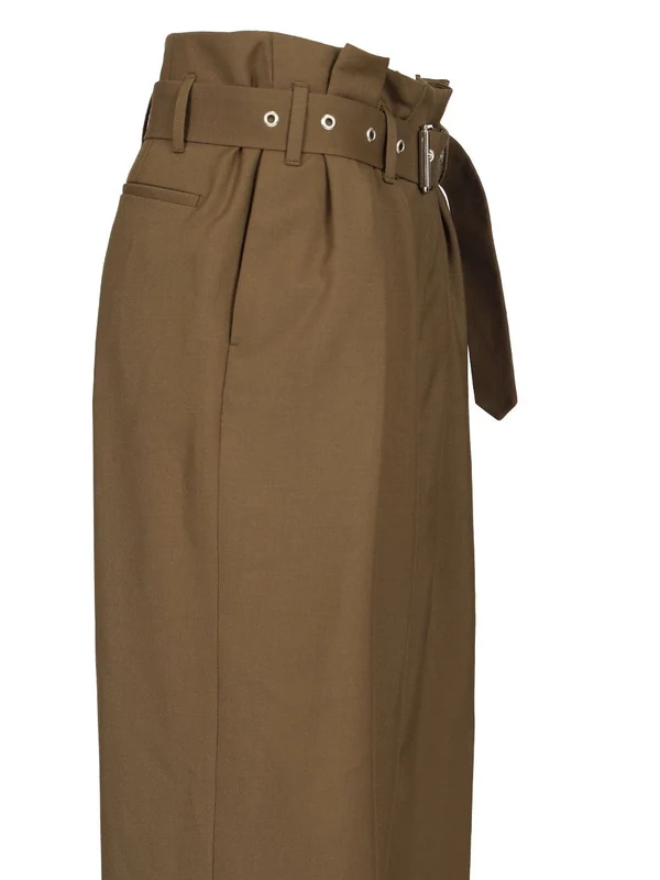 Belted Wool Pants - Image 4