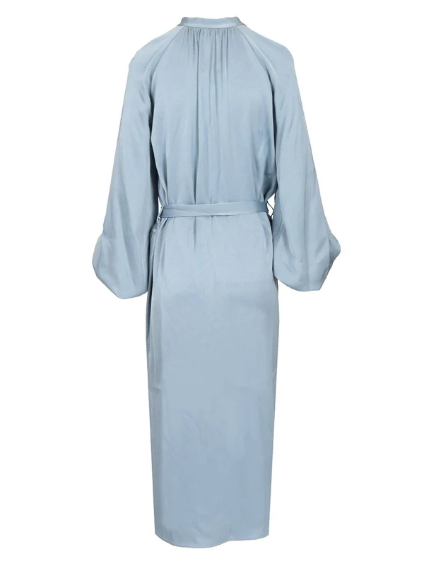 Belted Longsleeve Dress - Image 2