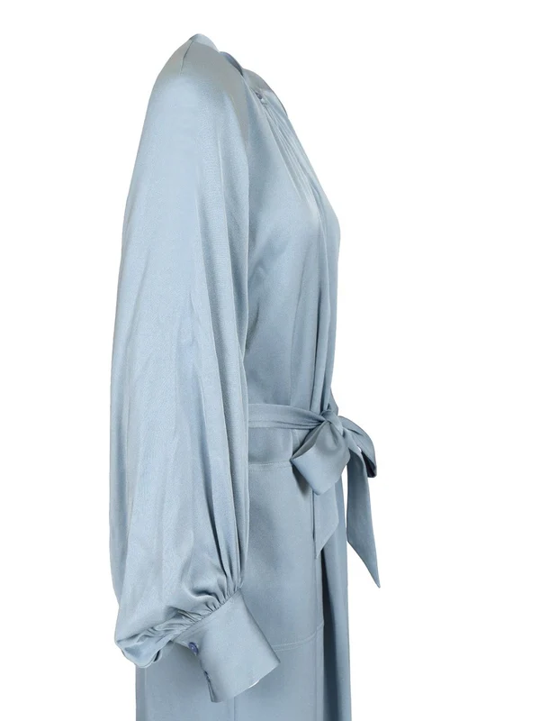 Belted Longsleeve Dress - Image 3