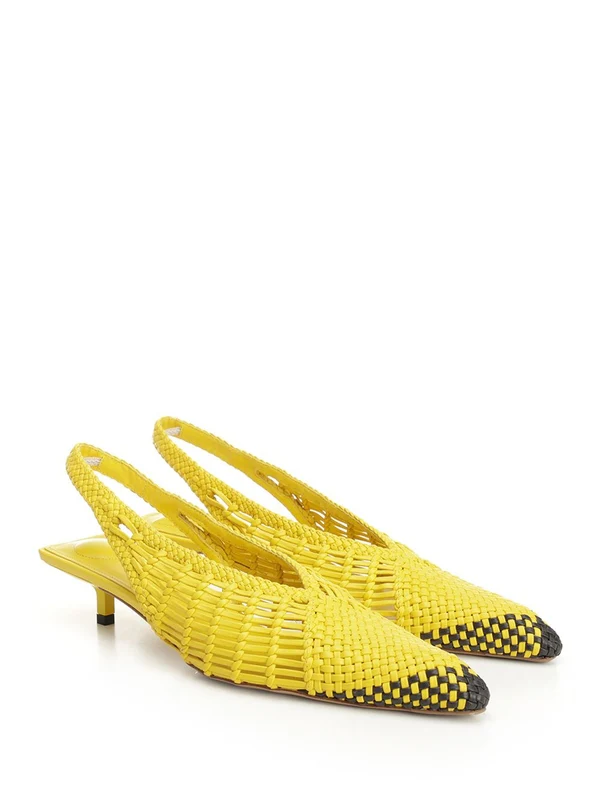 Cubisto Banane Leather Pumps Heel - Image 2