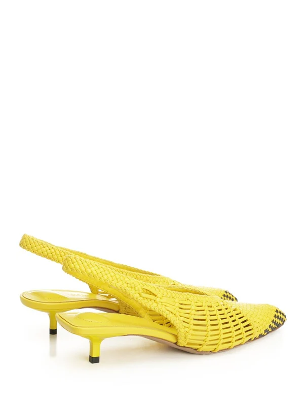 Cubisto Banane Leather Pumps Heel - Image 3