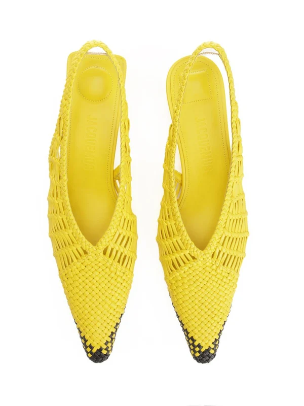 Cubisto Banane Leather Pumps Heel - Image 5