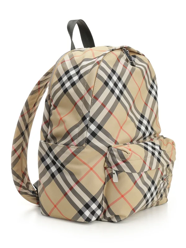 Check Pattern Small Backpack - Image 2
