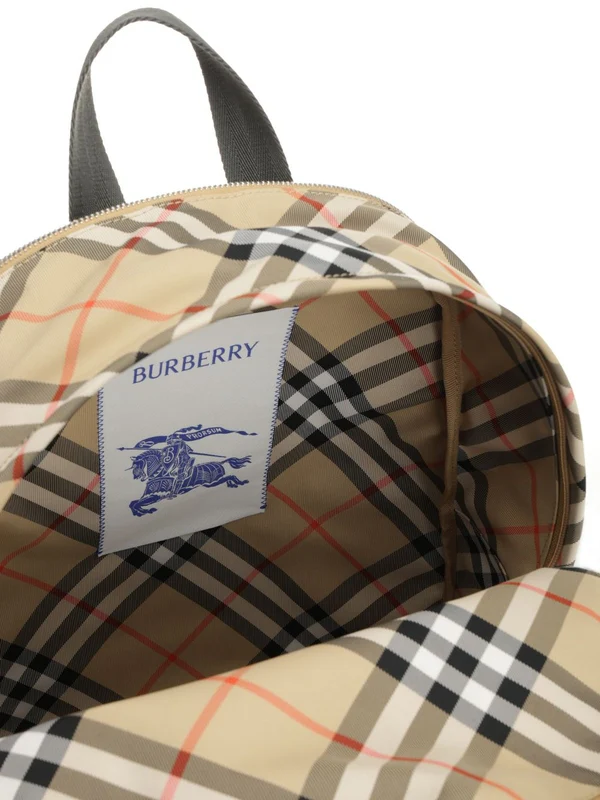 Check Pattern Small Backpack - Image 4