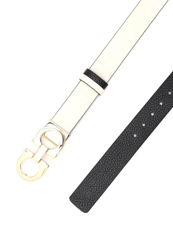 Gancini Buckle Leather Belt - Image 2