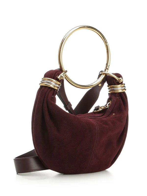 Bracelet Small Suede Hobo Bag - Image 2