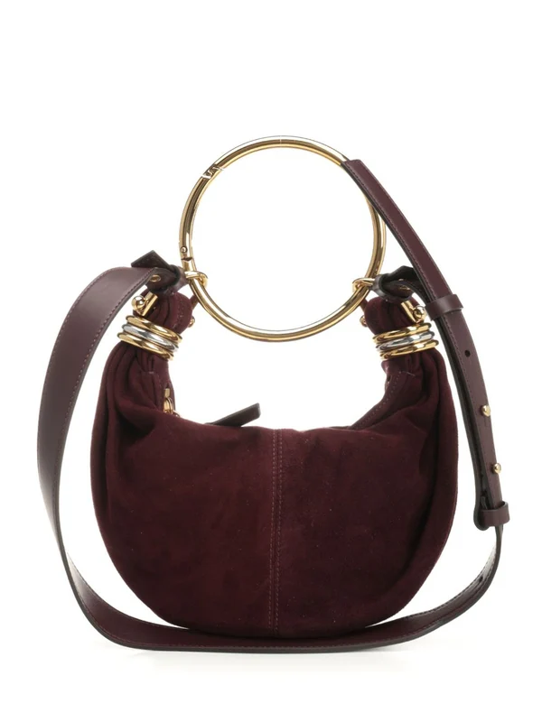 Bracelet Small Suede Hobo Bag - Image 3