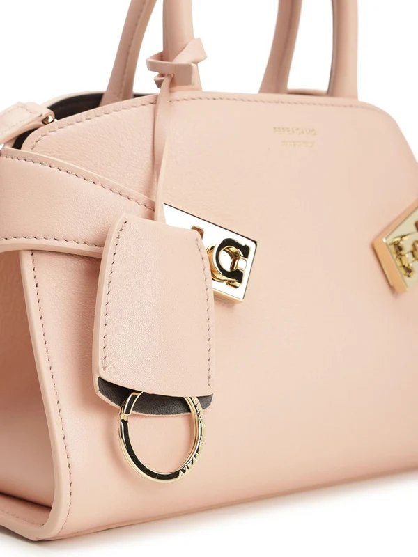 Hug Mini Leather Tote Bag - Image 4