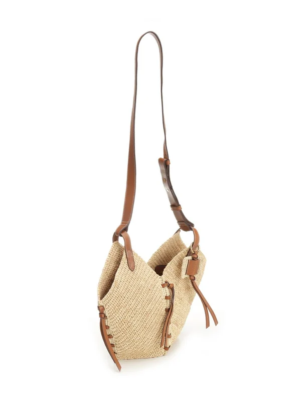 Losange Mini Raffia Shoulder Bag - Image 2