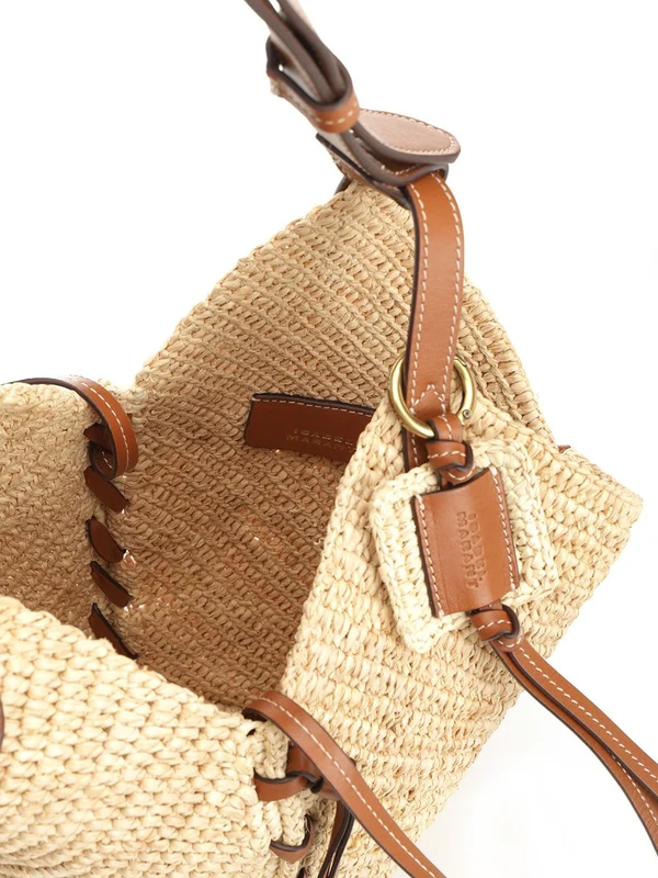 Losange Mini Raffia Shoulder Bag - Image 4