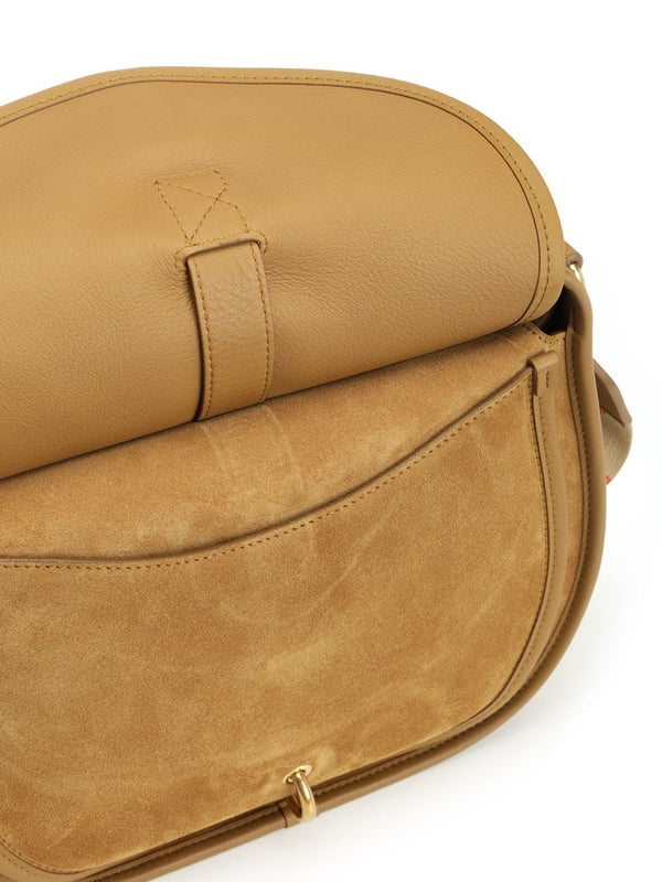 Messenger B Clip Small Suede Shoulder Bag - Image 5