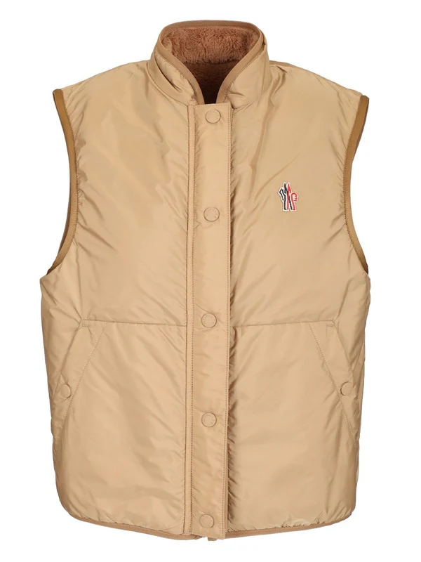 Logo Patch Teddy Vest - Image 2