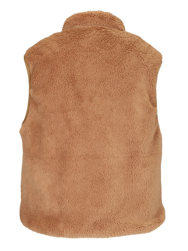 Logo Patch Teddy Vest - Image 3