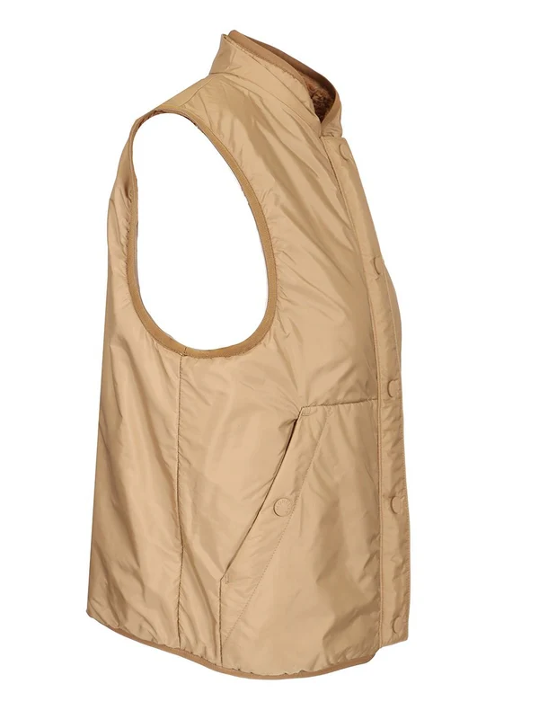 Logo Patch Teddy Vest - Image 5