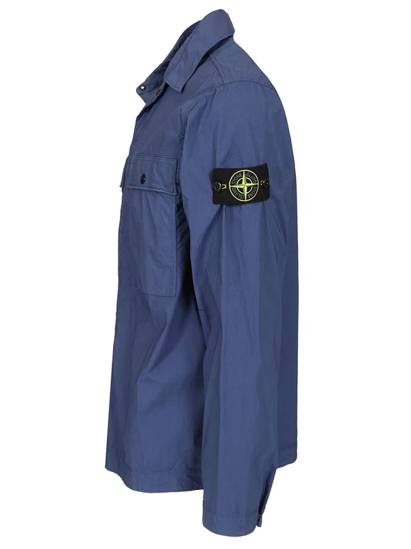 Wappen Patch Cotton Overshirt - Image 3