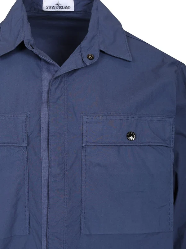 Wappen Patch Cotton Overshirt - Image 4