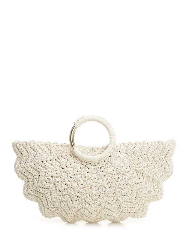 BRACELET PARAVENT Small Crochet Tote Bag - Image 3